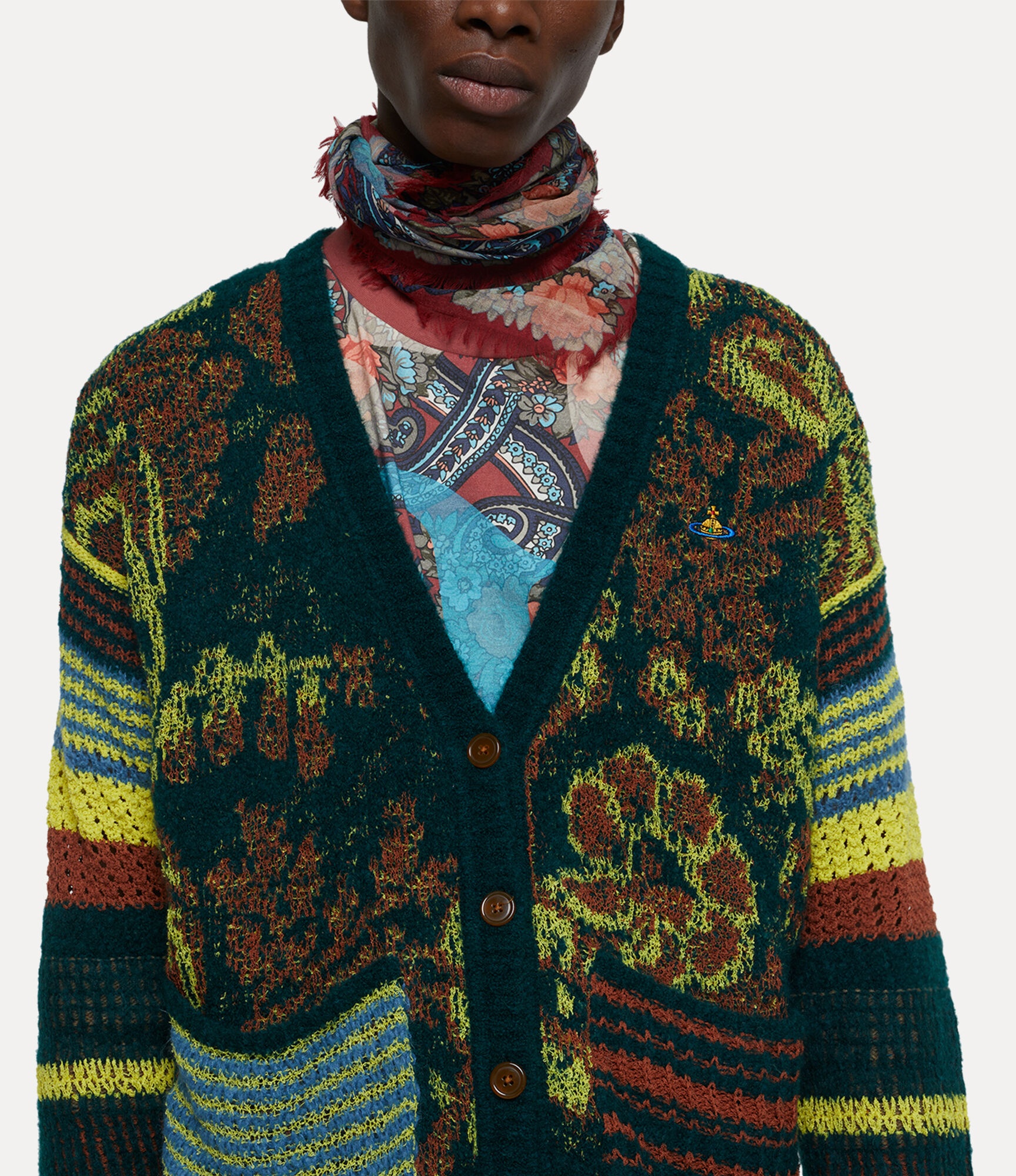 BLURRY OVERSIZED CARDIGAN - 4