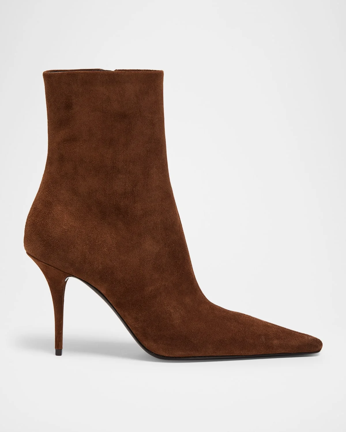 90mm Ashley Suede Ankle Booties - 1