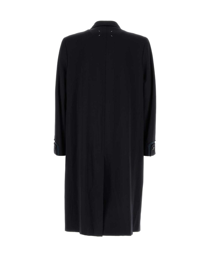 Maison Margiela Midnight Blue Wool Coat outlook
