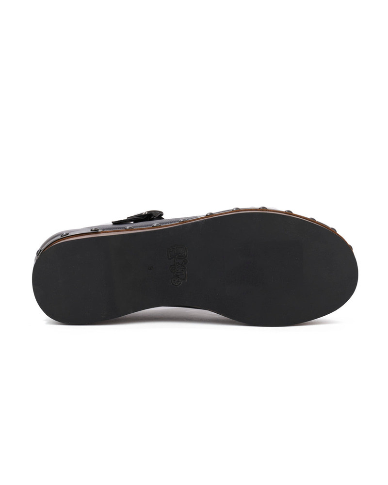 Brain Dead x Coach Leather Wooden Mary Jane - Black 5