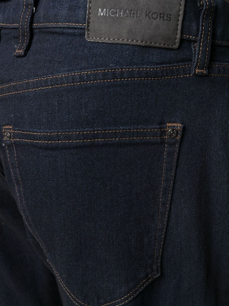 mid-rise straight-leg jeans 5