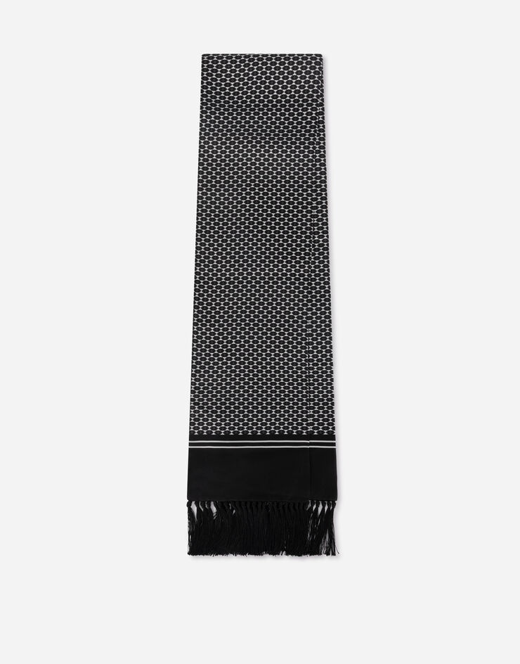 Printed silk scarf - 3