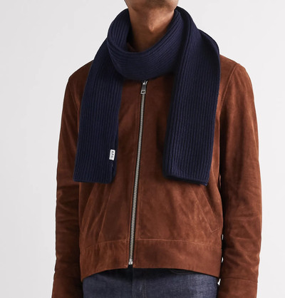 A.P.C. Ribbed Merino Wool and Cashmere-Blend Scarf outlook