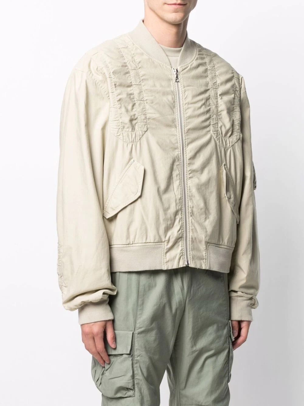 panelled bomber jacket - 3