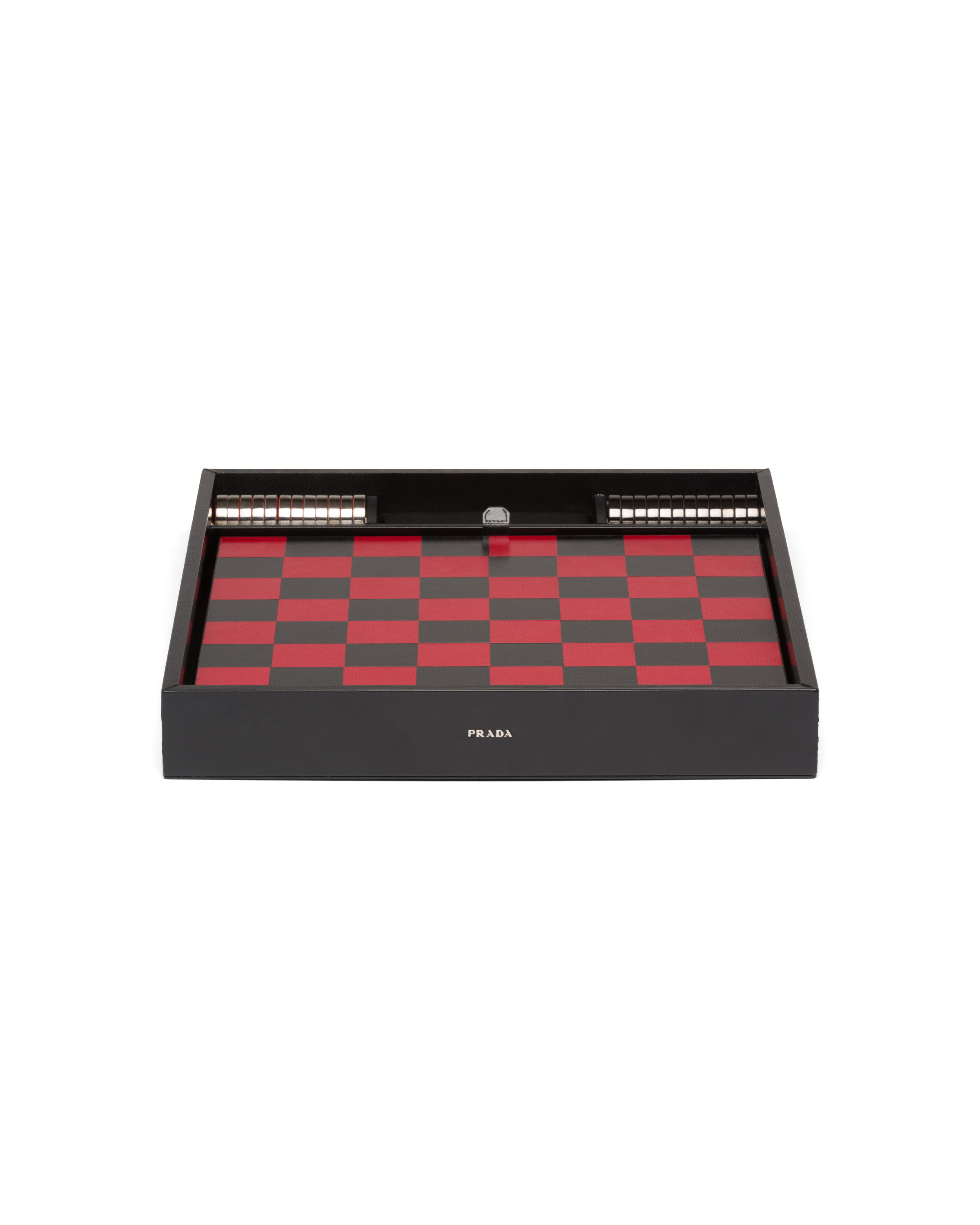 Prada Saffiano leather checkers set REVERSIBLE