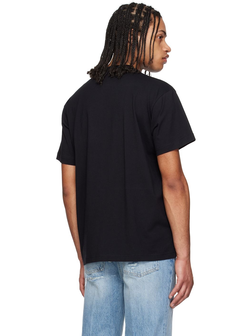 Black Logo Collar T-shirt - 3