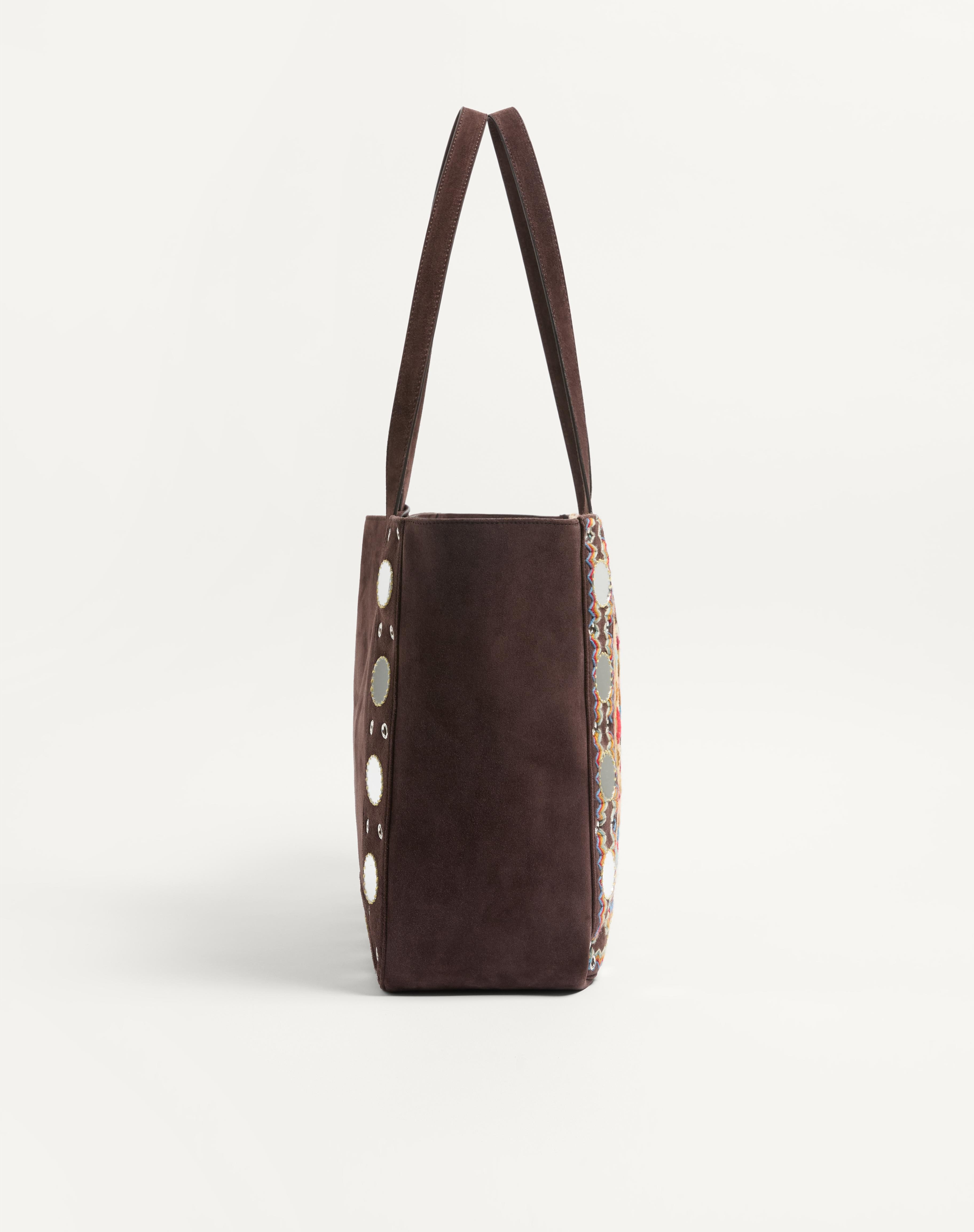 VALENTINO GARAVANI NELLCÔTE LARGE EMBROIDERED SHOPPING BAG - 4