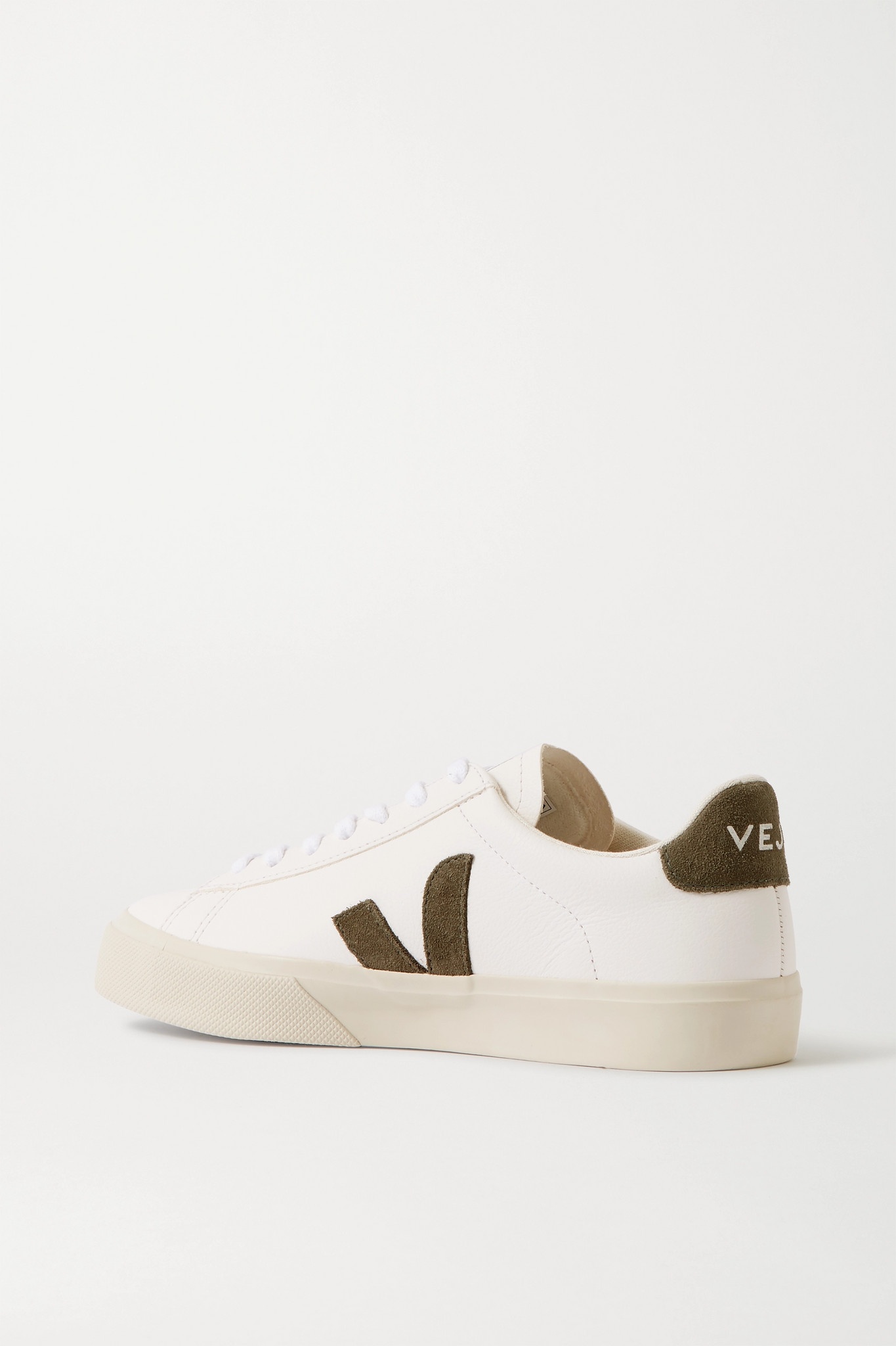 Campo suede-trimmed leather sneakers - 3