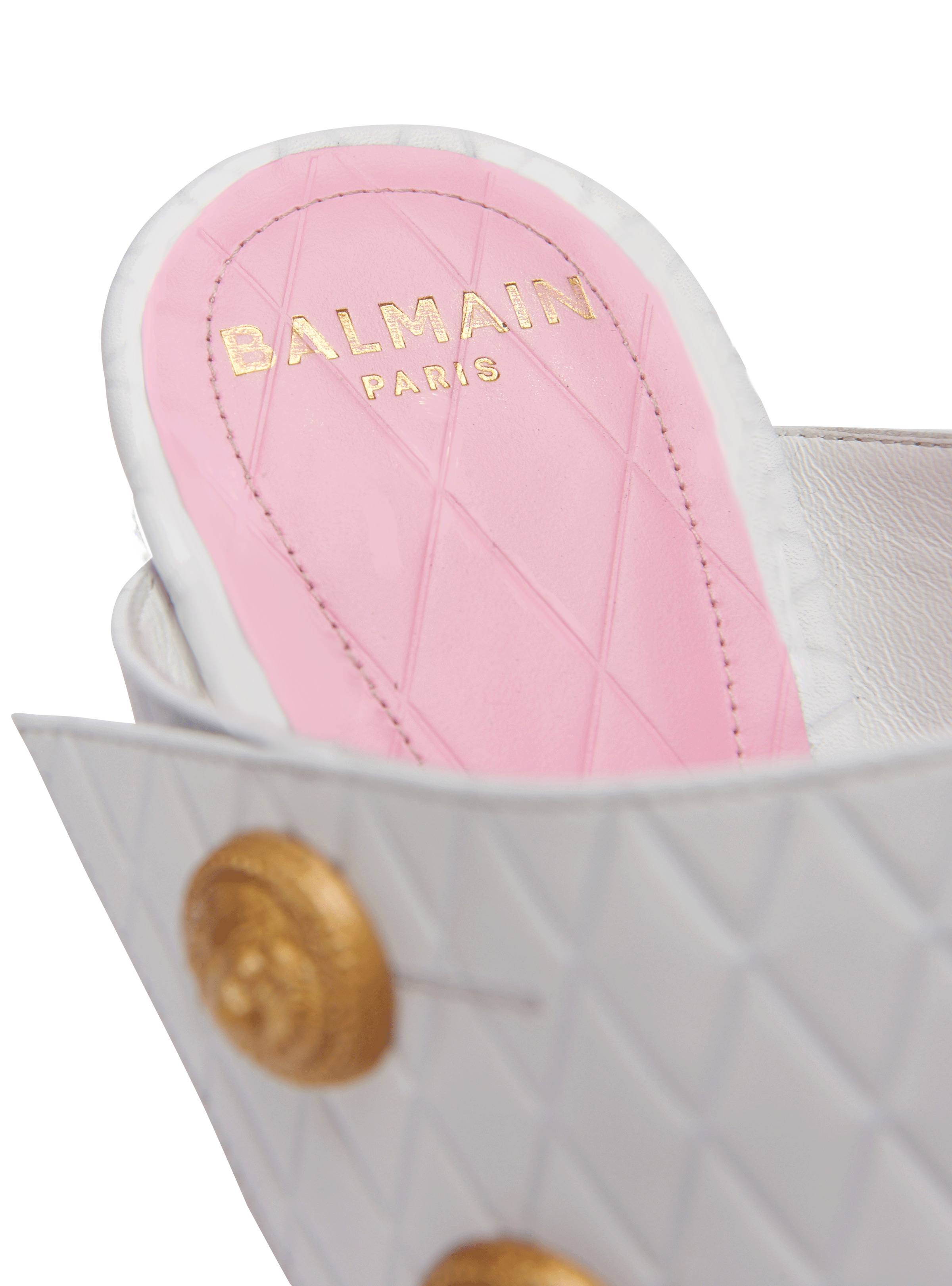 Heeled Eva leather mules - 7