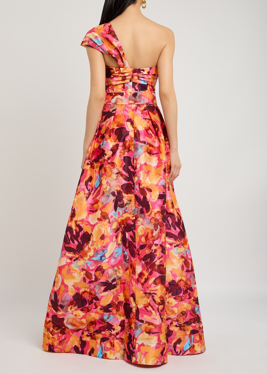 Rebecca Vallance Gardenia Floral-printed Moiré Gown - 3