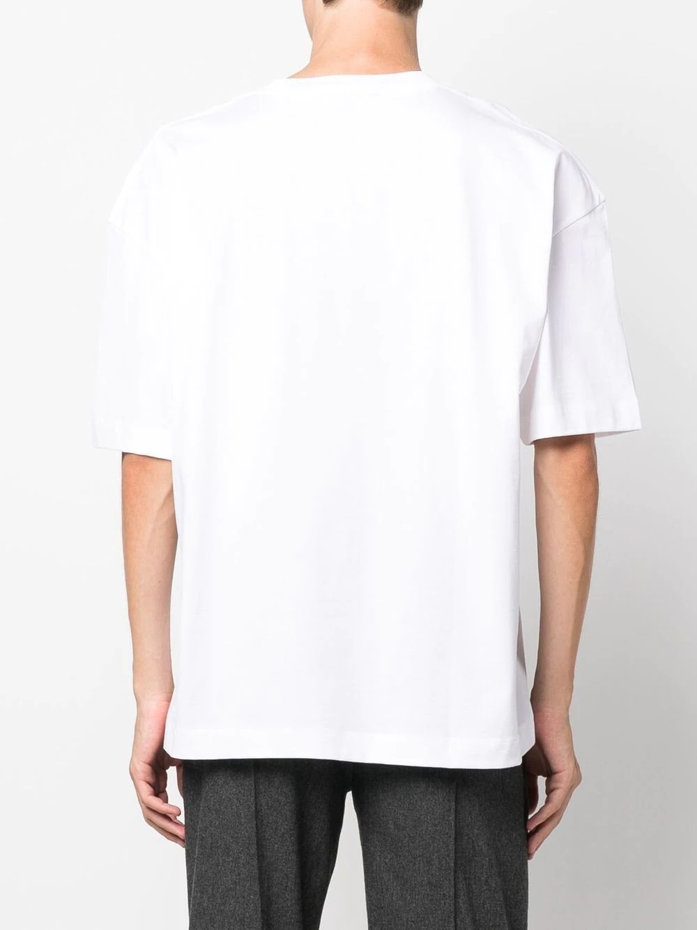 logo-print oversize T-shirt - 4