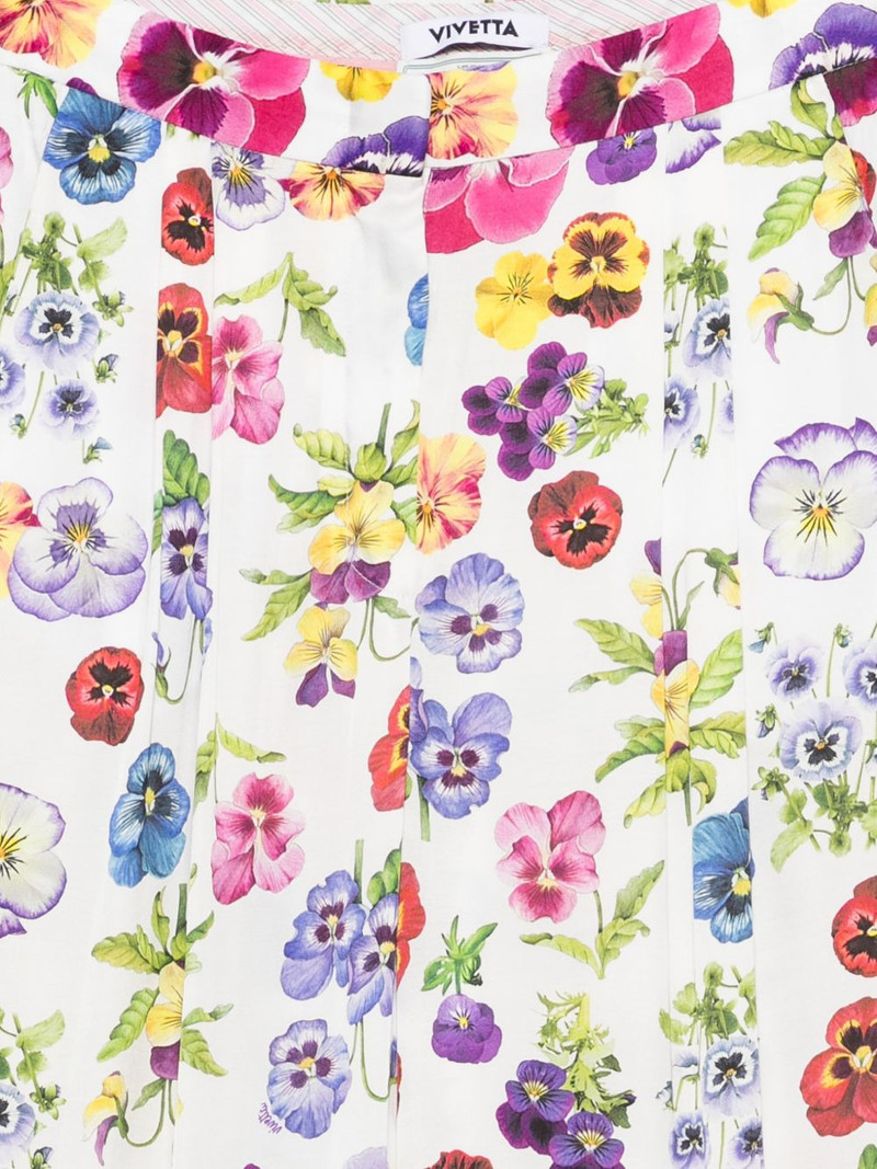 floral-print trousers 3
