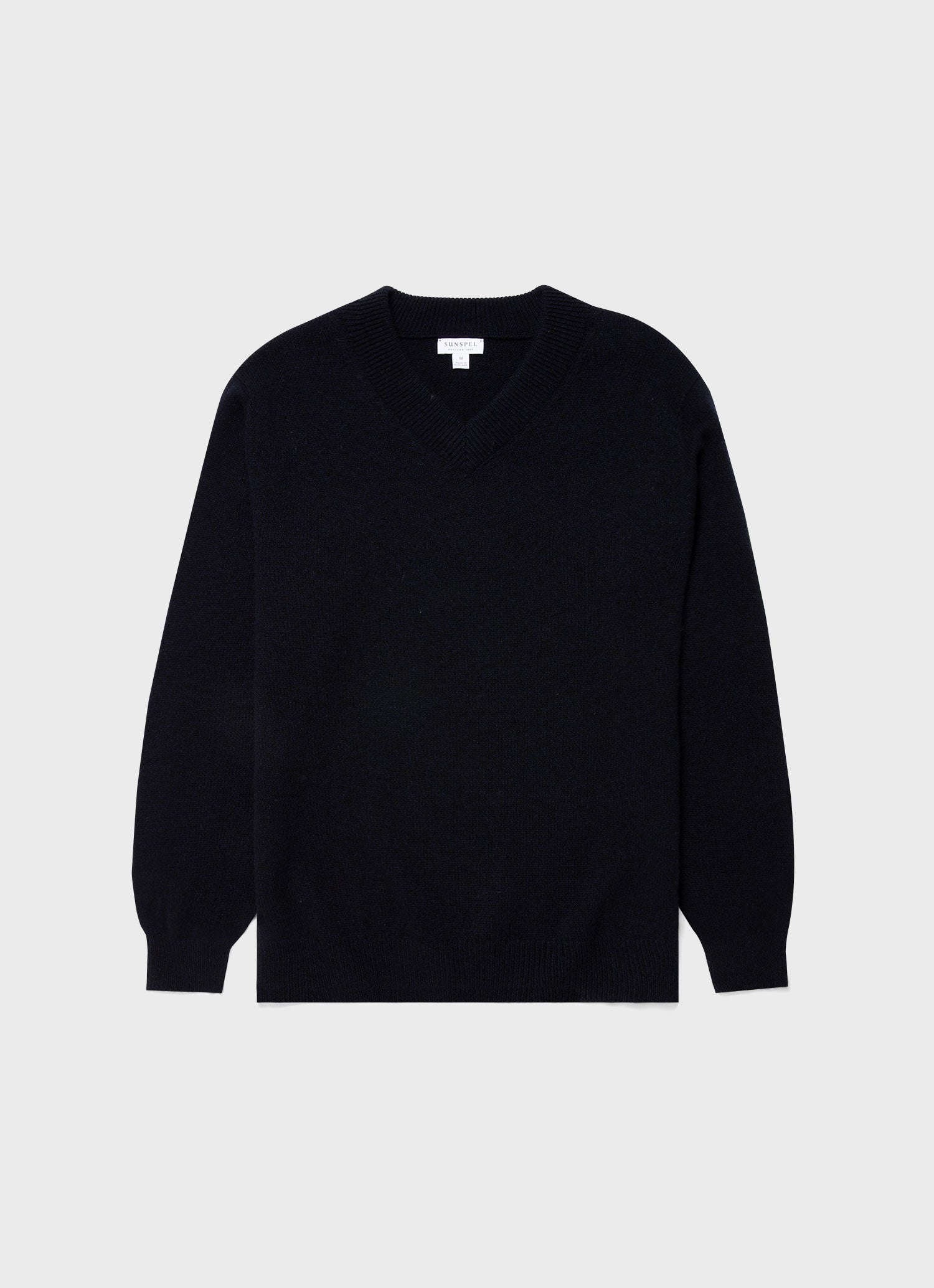 Lambswool V‑Neck Jumper - 1