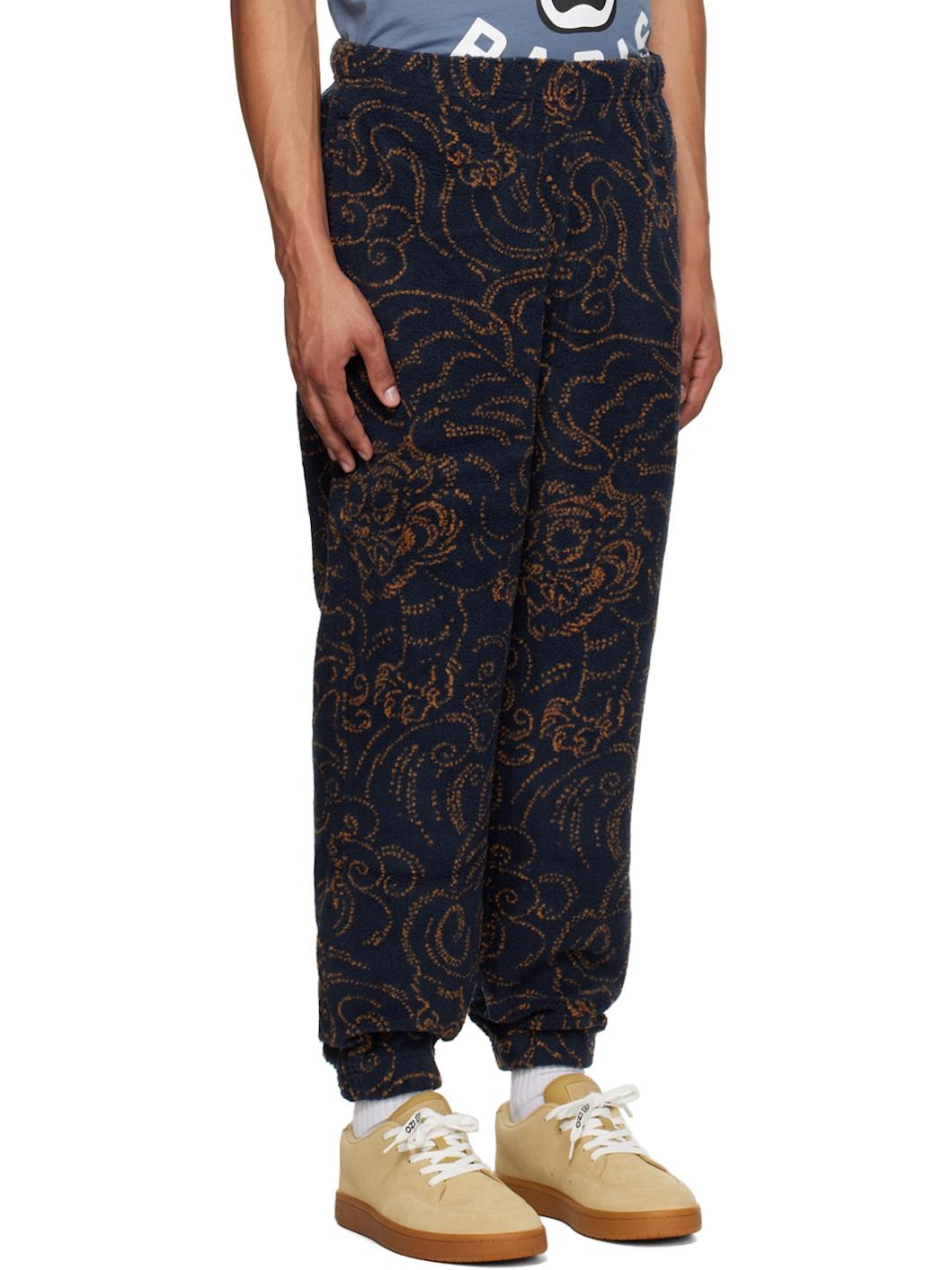 Navy Kenzo Paris Star Tiger Sweatpants - 2