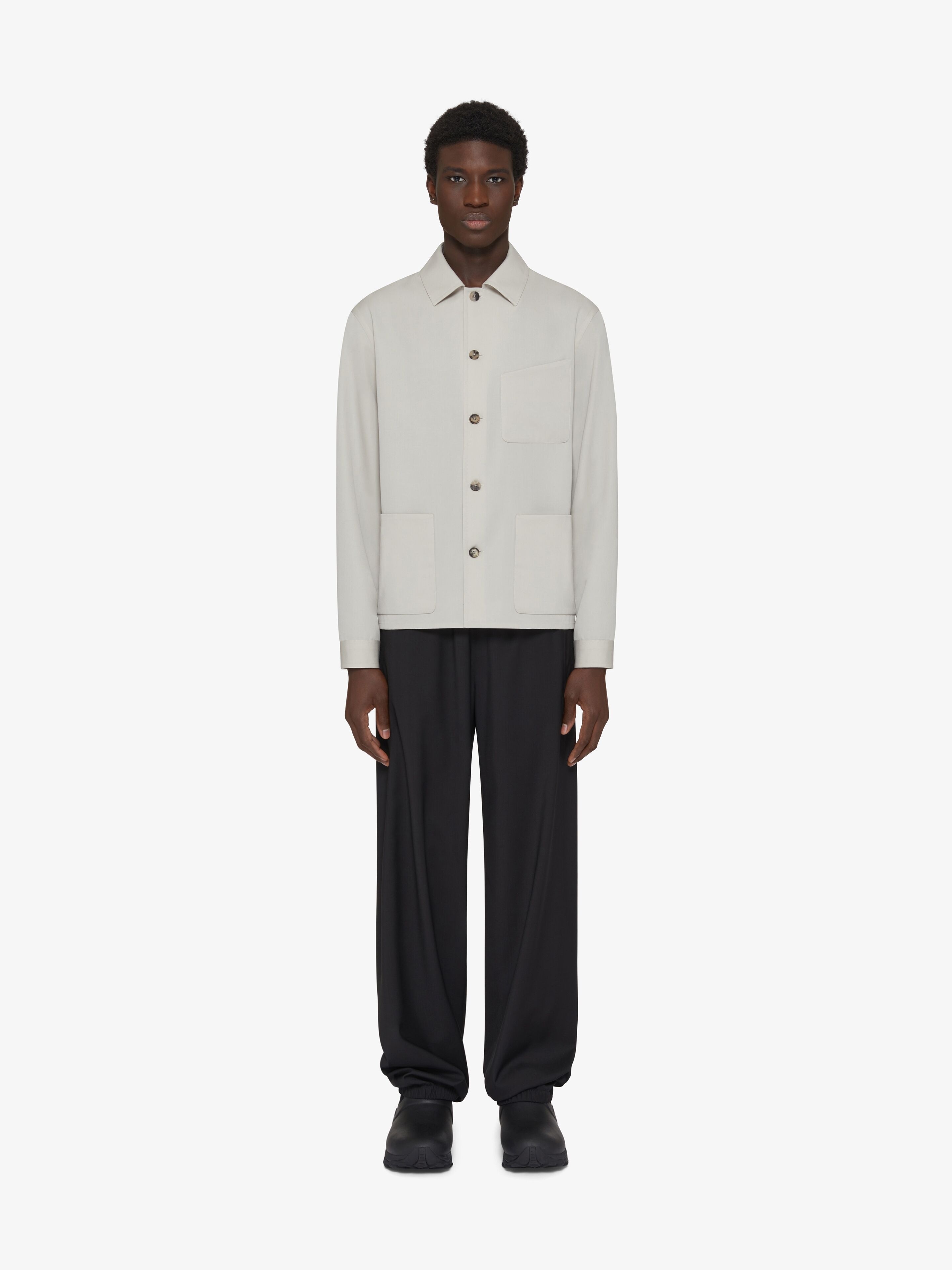 OVERSHIRT IN DOUBLE FACE WOOL - 2