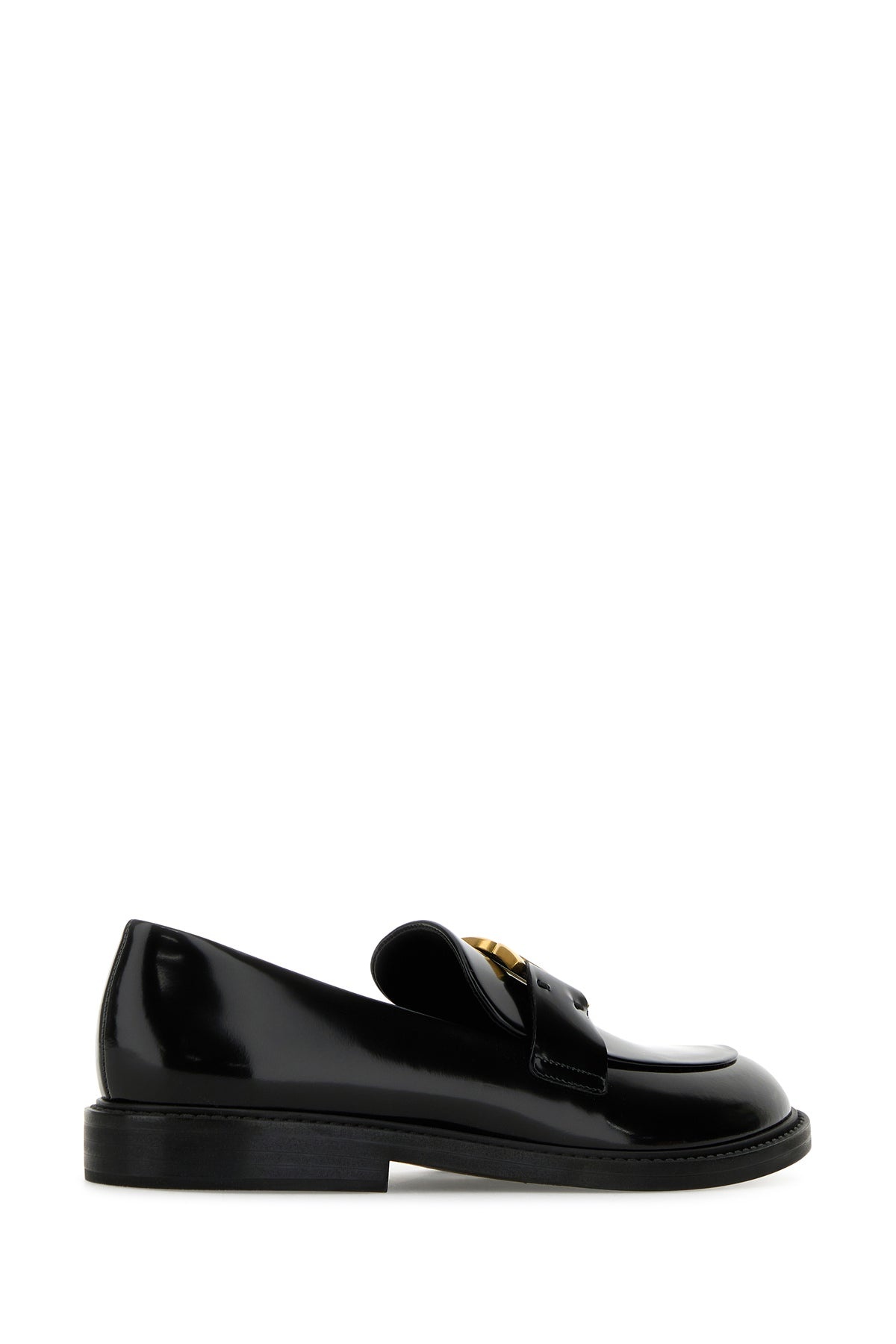Black leather Marcie loafers - 3