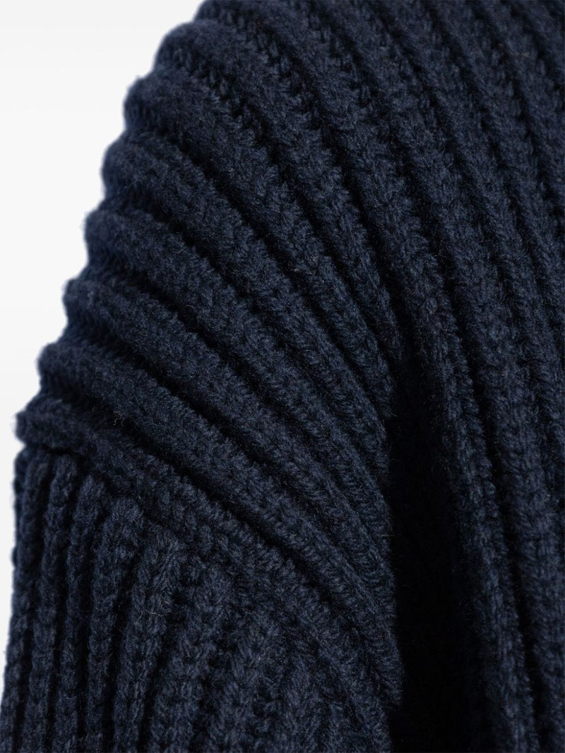 chunky-ribbed wool jumper 5