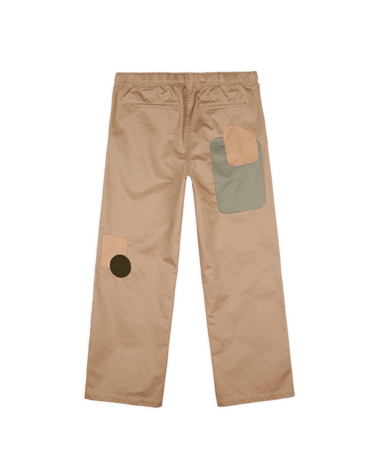 Twill Patchwork Climber Pant - Tan - 2