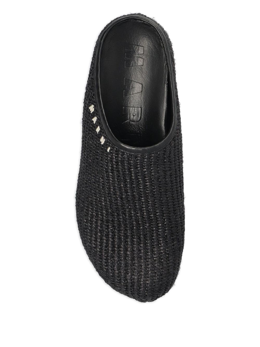 logo-print mules - 4