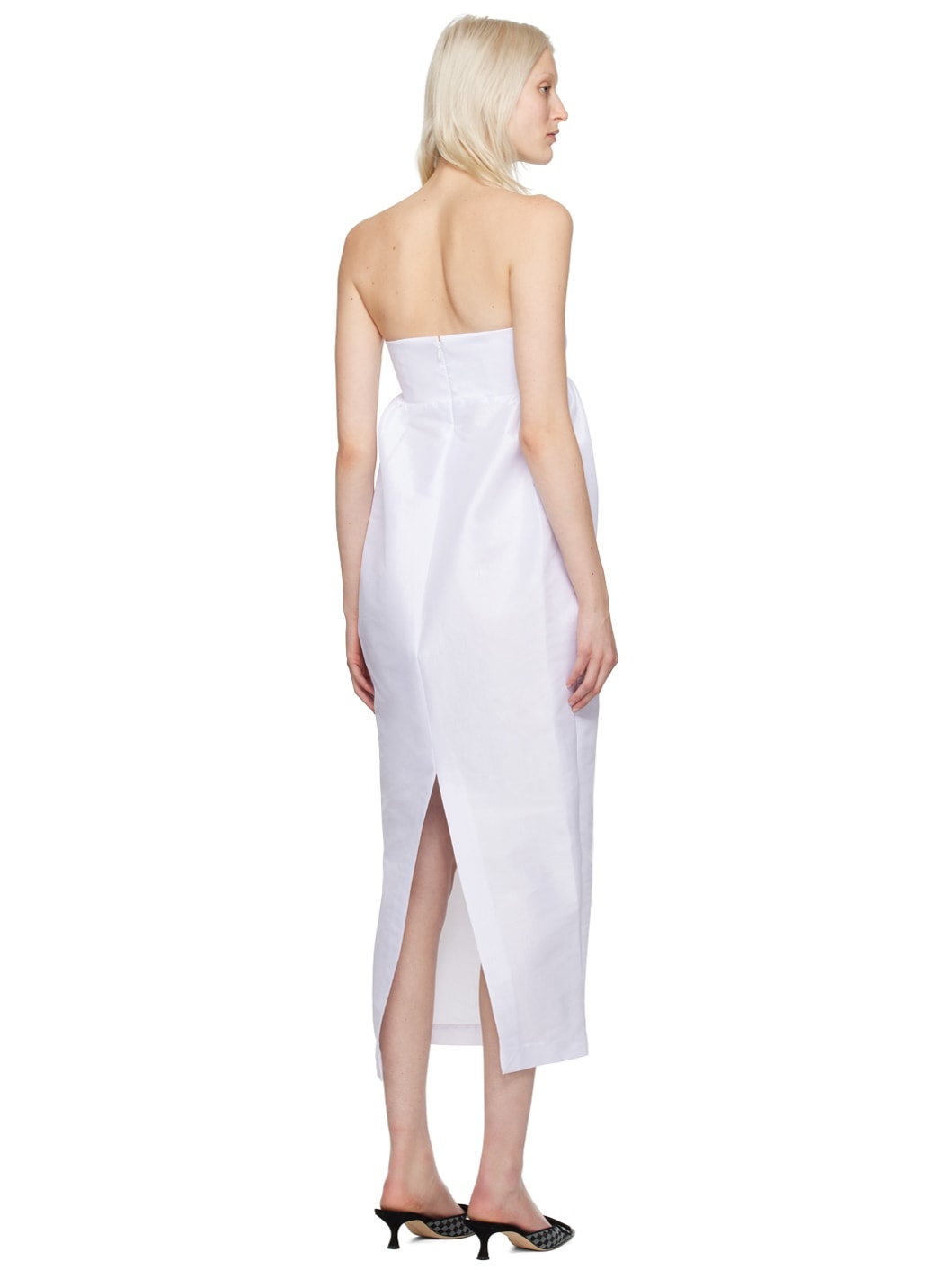 SSENSE Exclusive White Rosetta Maxi Dress - 3