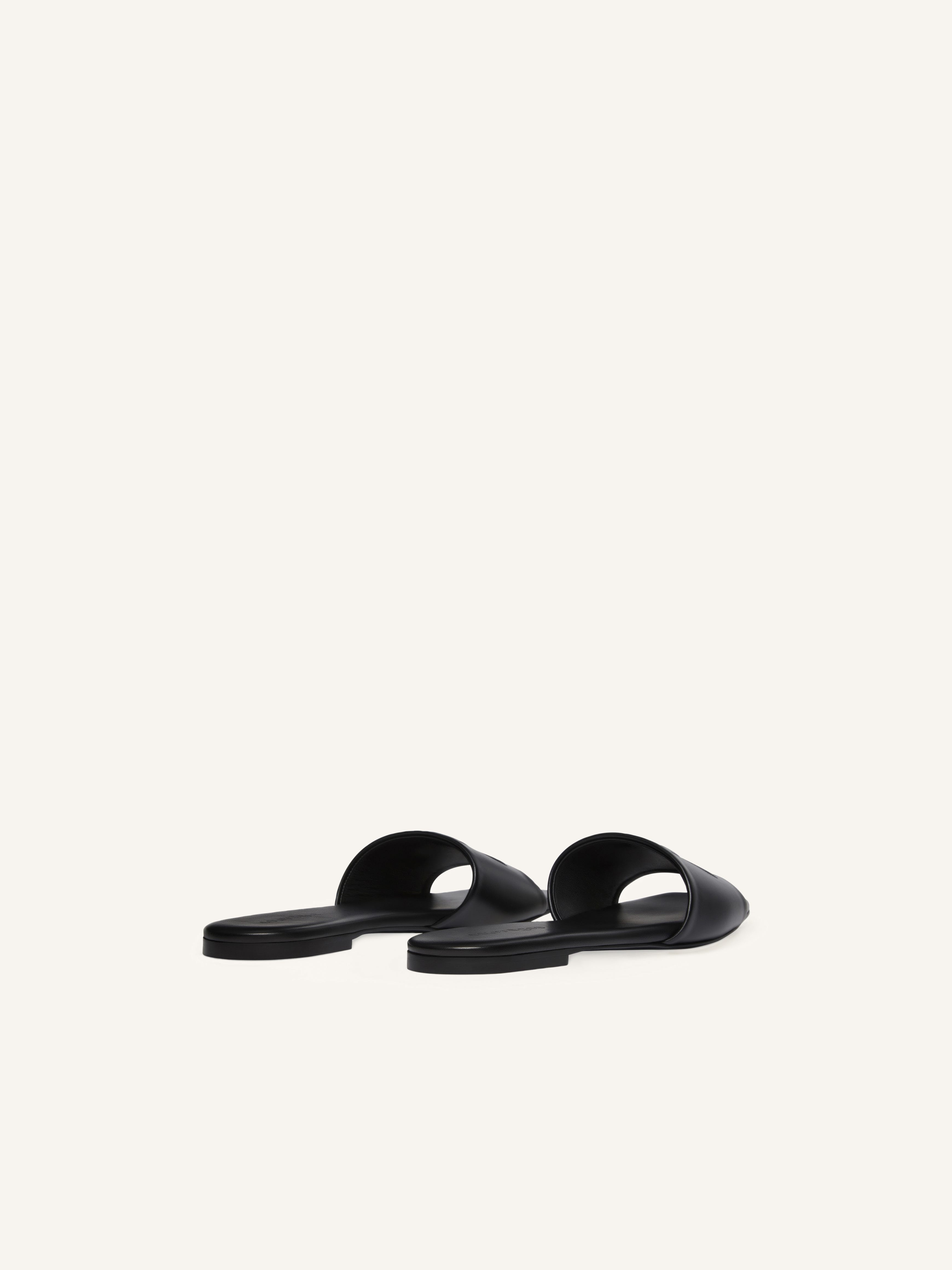 SHADOW LEATHER MULES - 3