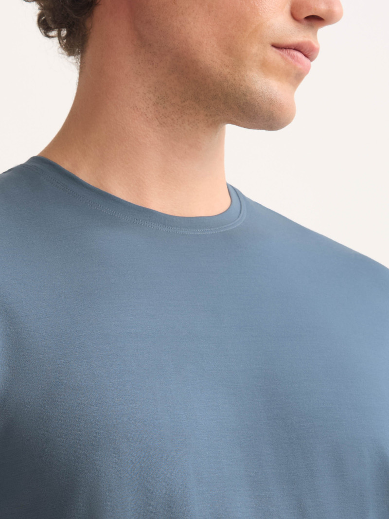 Basel Micro Modal T-Shirt Storm Blue 5