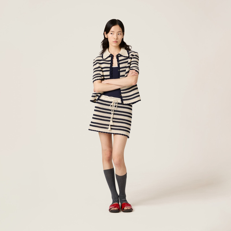 Miu Miu Cotton cardigan outlook