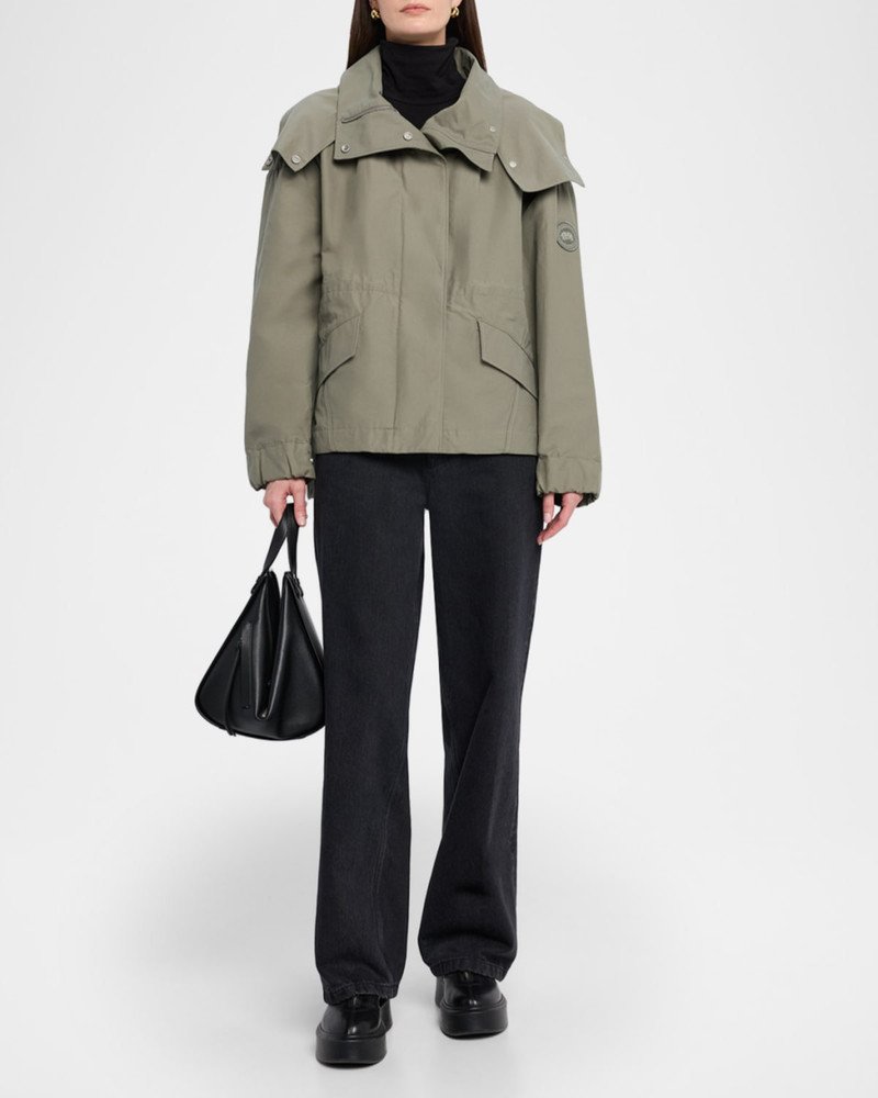 Canada Goose Olivine Oversized Jacket with Removable Hood outlook
