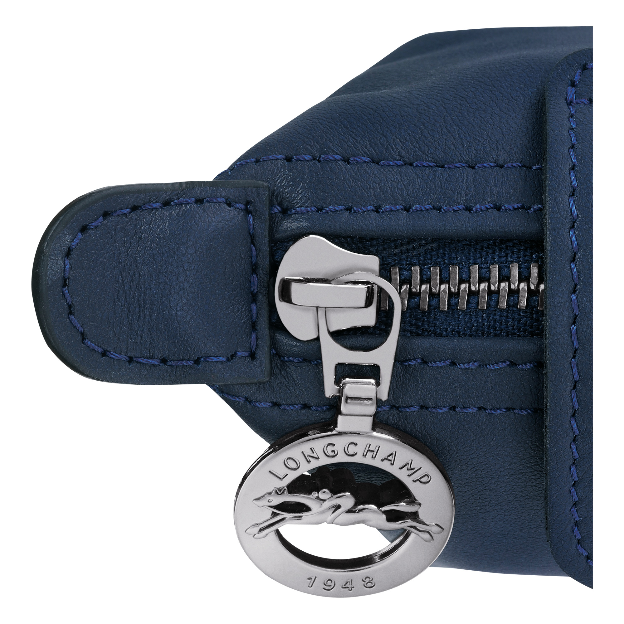 Le Pliage Xtra Coin purse Navy - Leather - 3