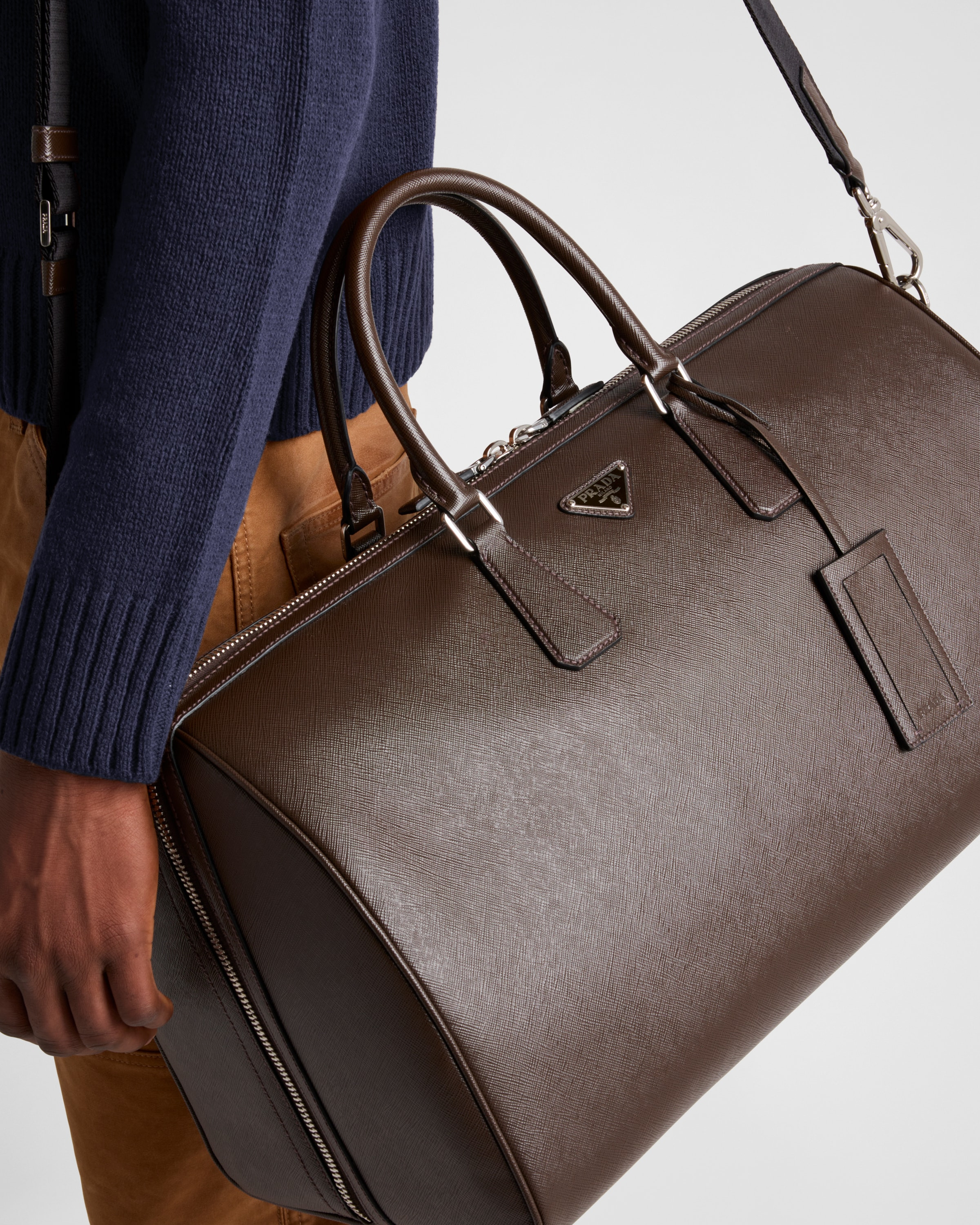 Saffiano Leather Travel Bag - 8