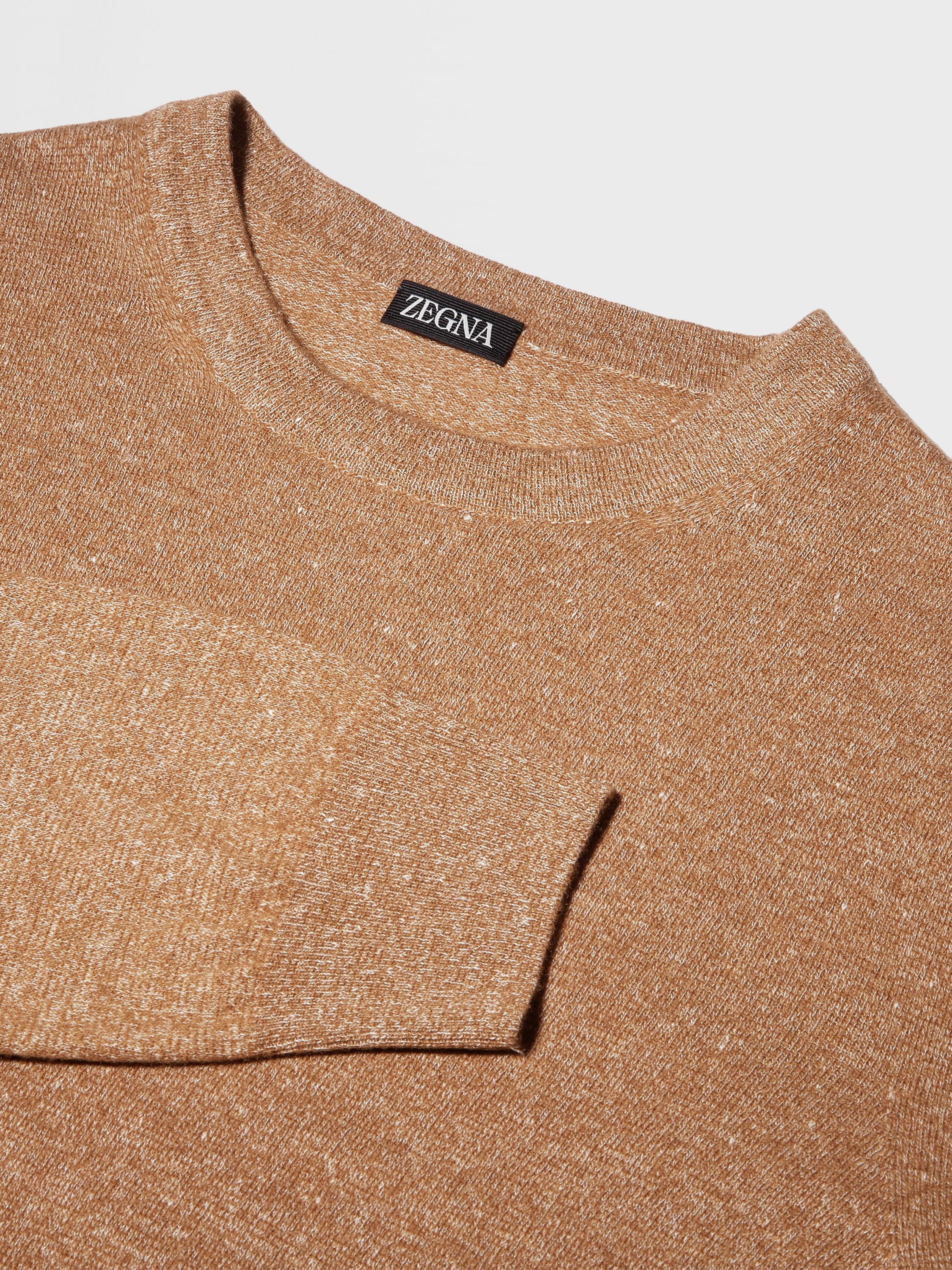 FOLIAGE MÉLANGE OASI CASHMERE CREWNECK - 4