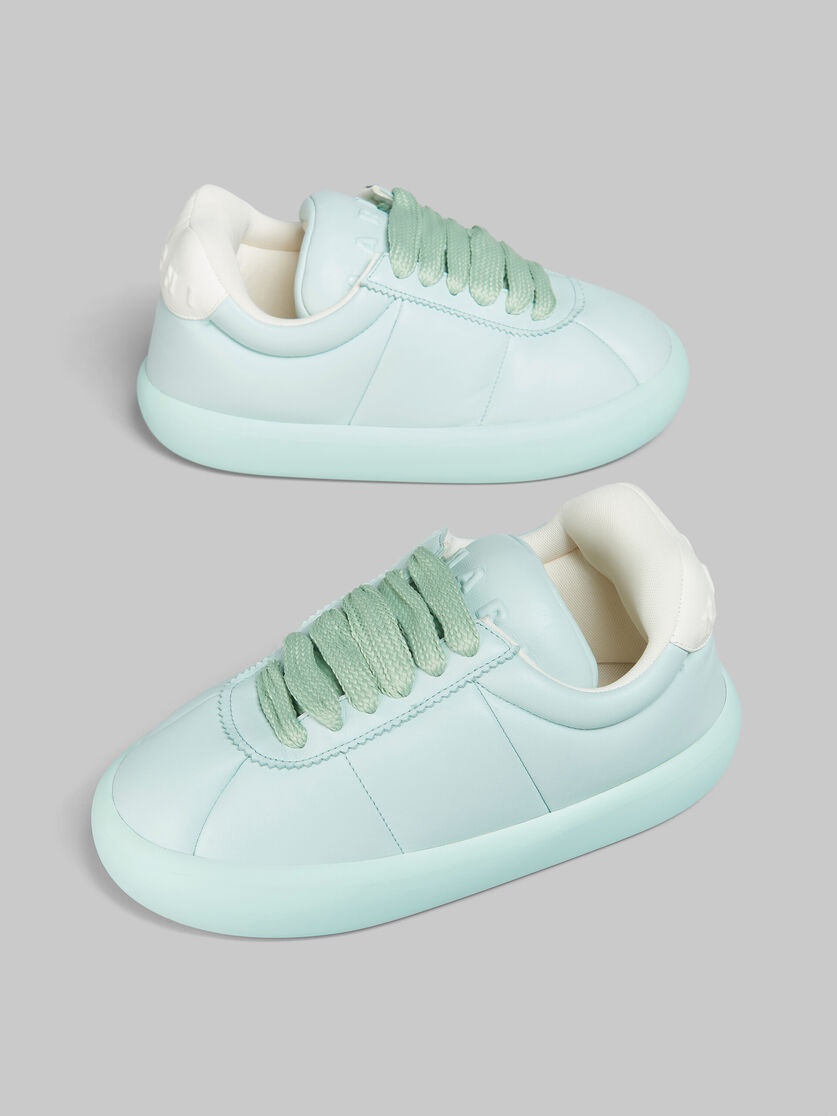 LIGHT BLUE LEATHER BIGFOOT 2.0 SNEAKER - 5