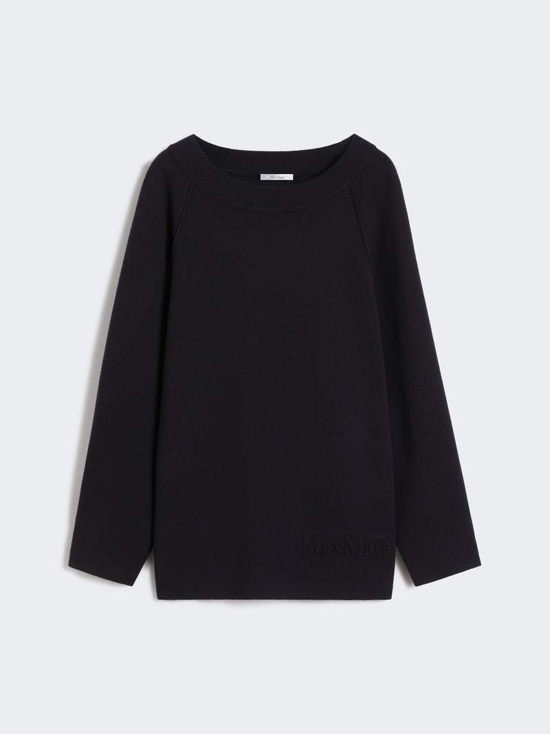 DUMBO Oversized jumper in wool and viscose yarn 1