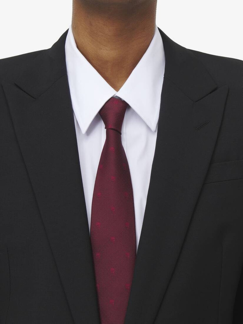 Alexander McQueen Skull Polka Dot Tie outlook