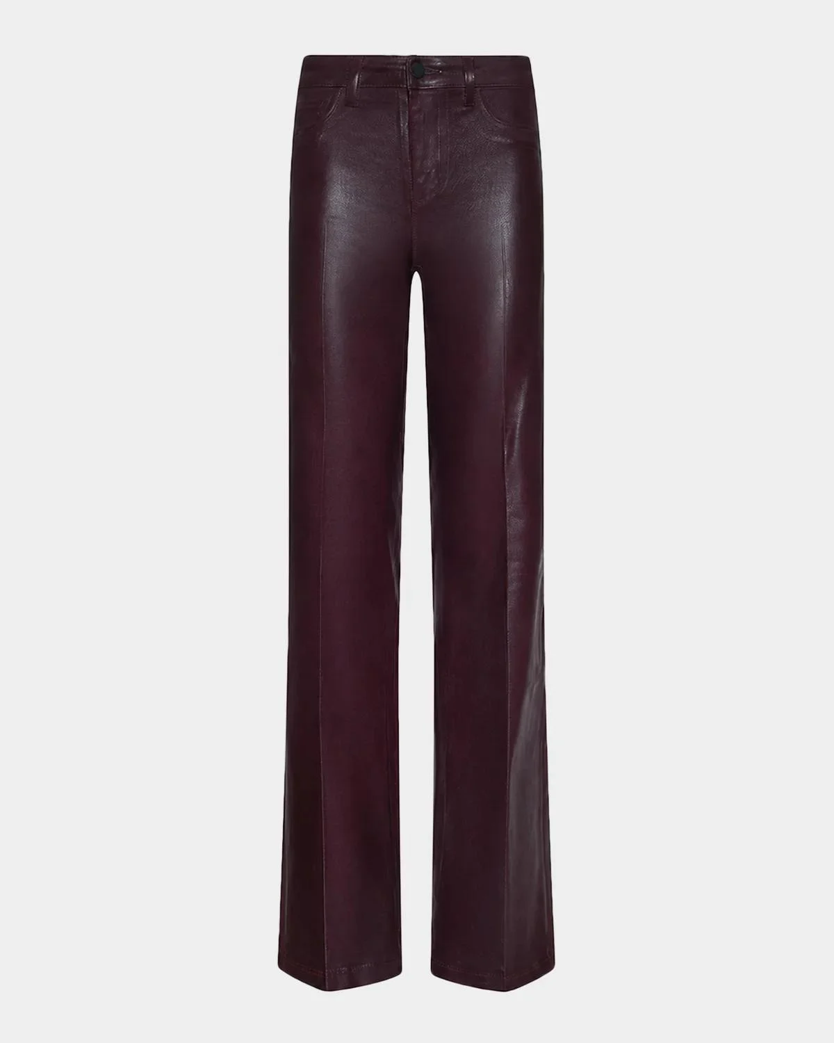 Clayton Coated Wide-Leg Jeans - 1