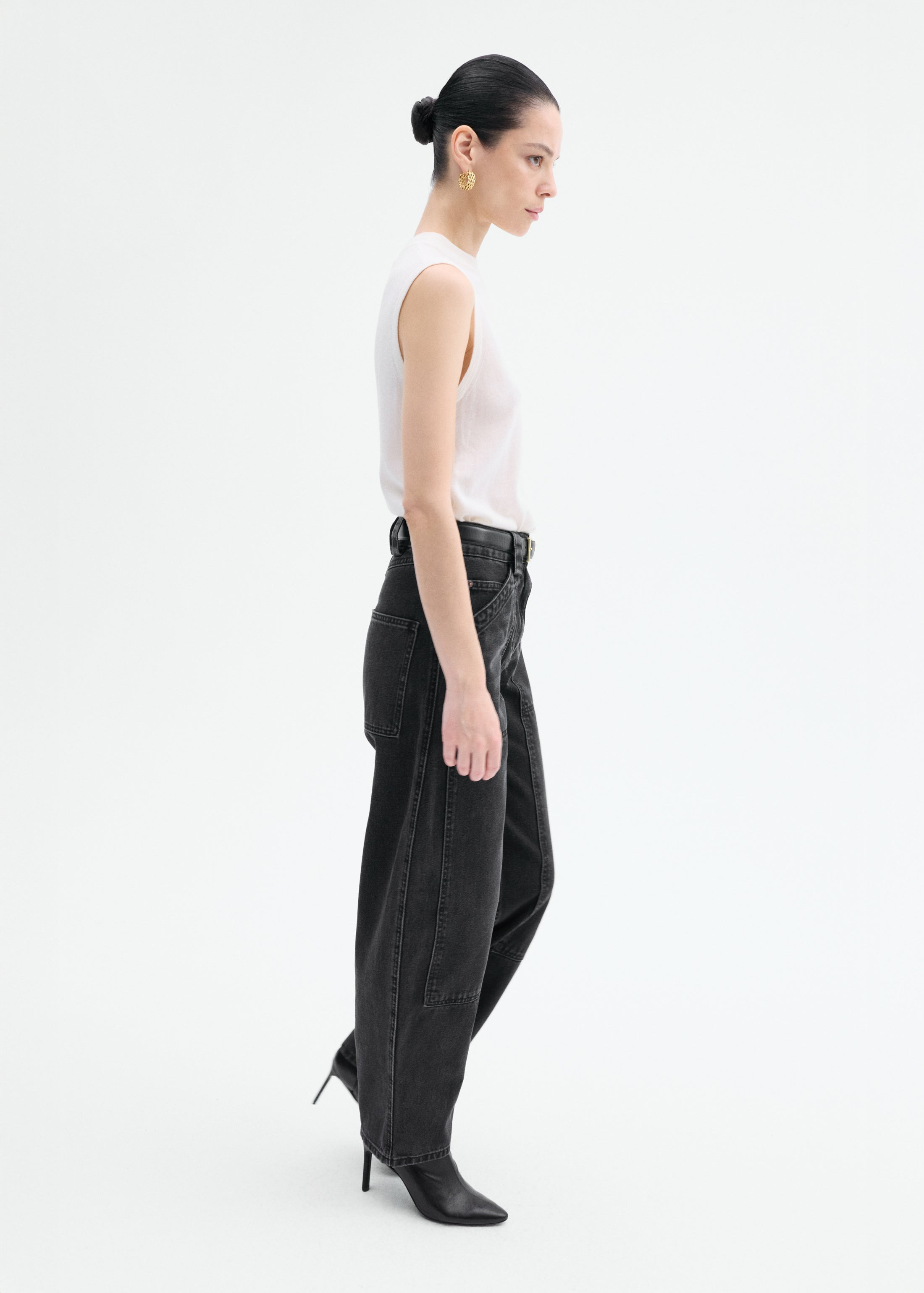 Shell Tank in Fine Cashmere - 5