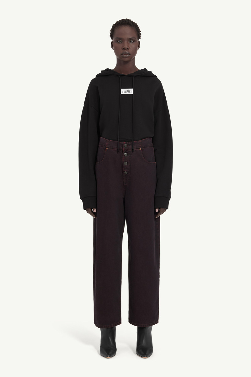 MM6 Maison Margiela Barrel-leg jeans outlook