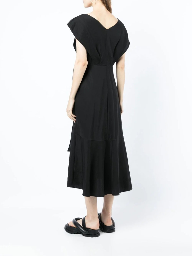 V-neck sleeveless midi dress 4