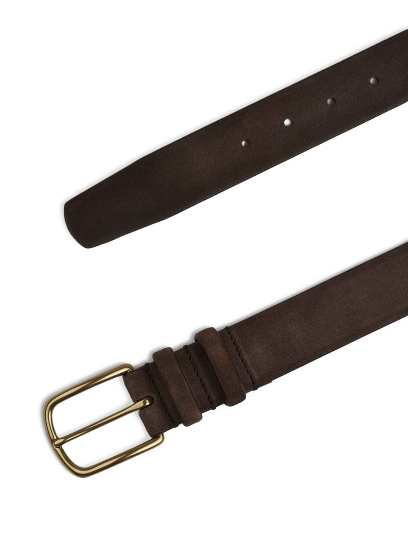 OFFICINE CREATIVE OC Strip suede belt outlook
