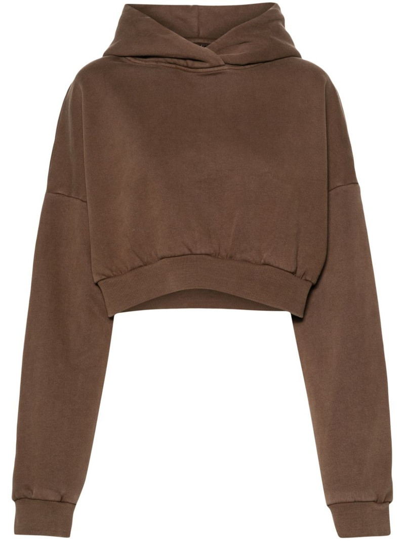 organic-cotton cropped hoodie 1