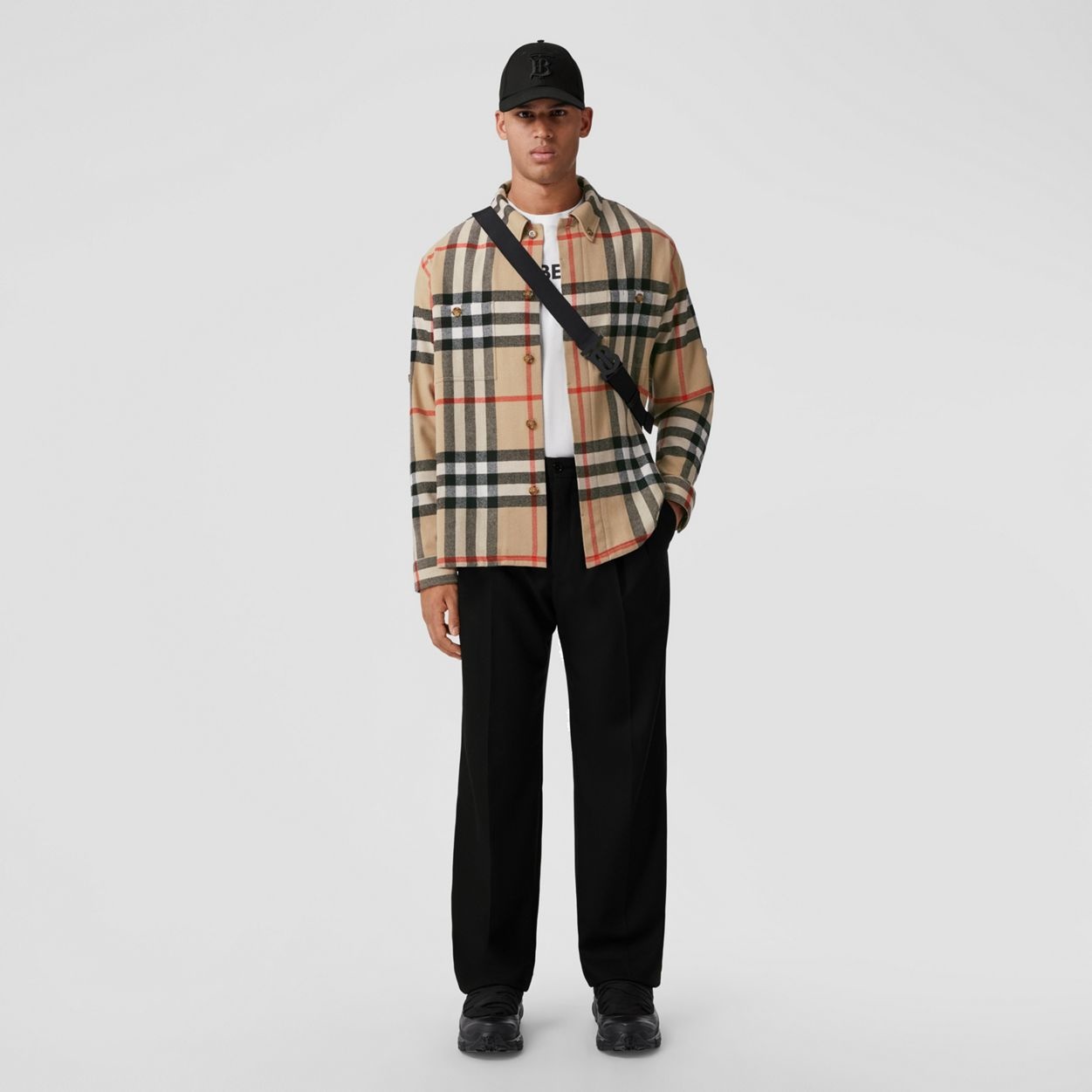 House Check Wool Cotton Shirt - 4