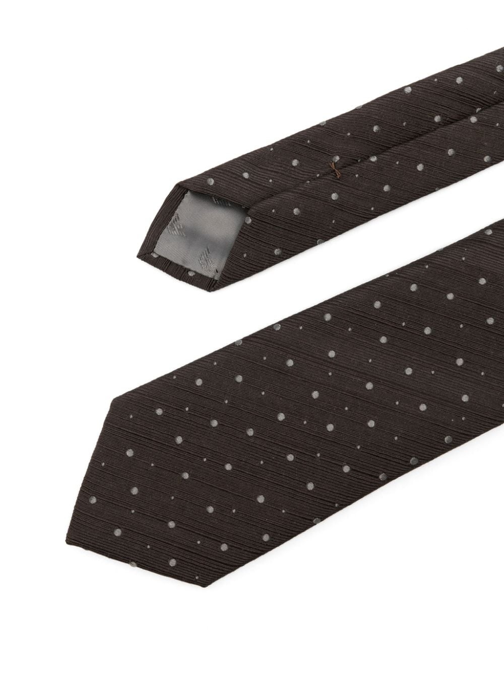 polka dot textured tie - 2