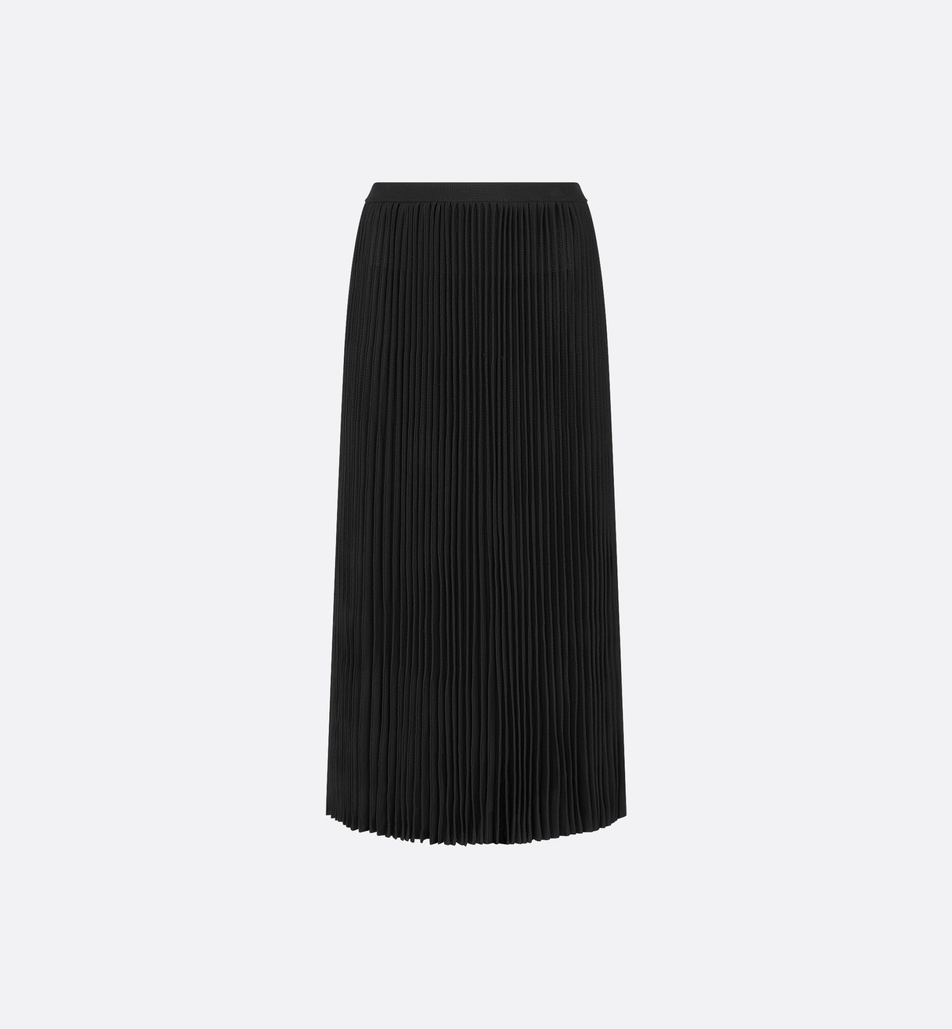 Pleated Mid-Length Skirt - 1