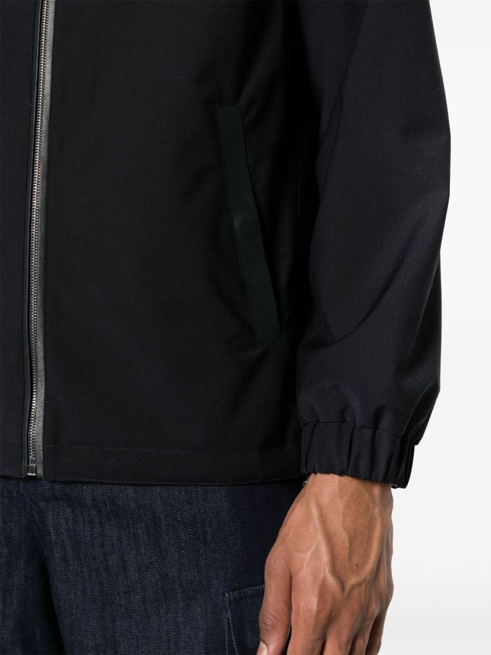 zip-up hooded jacket - 6