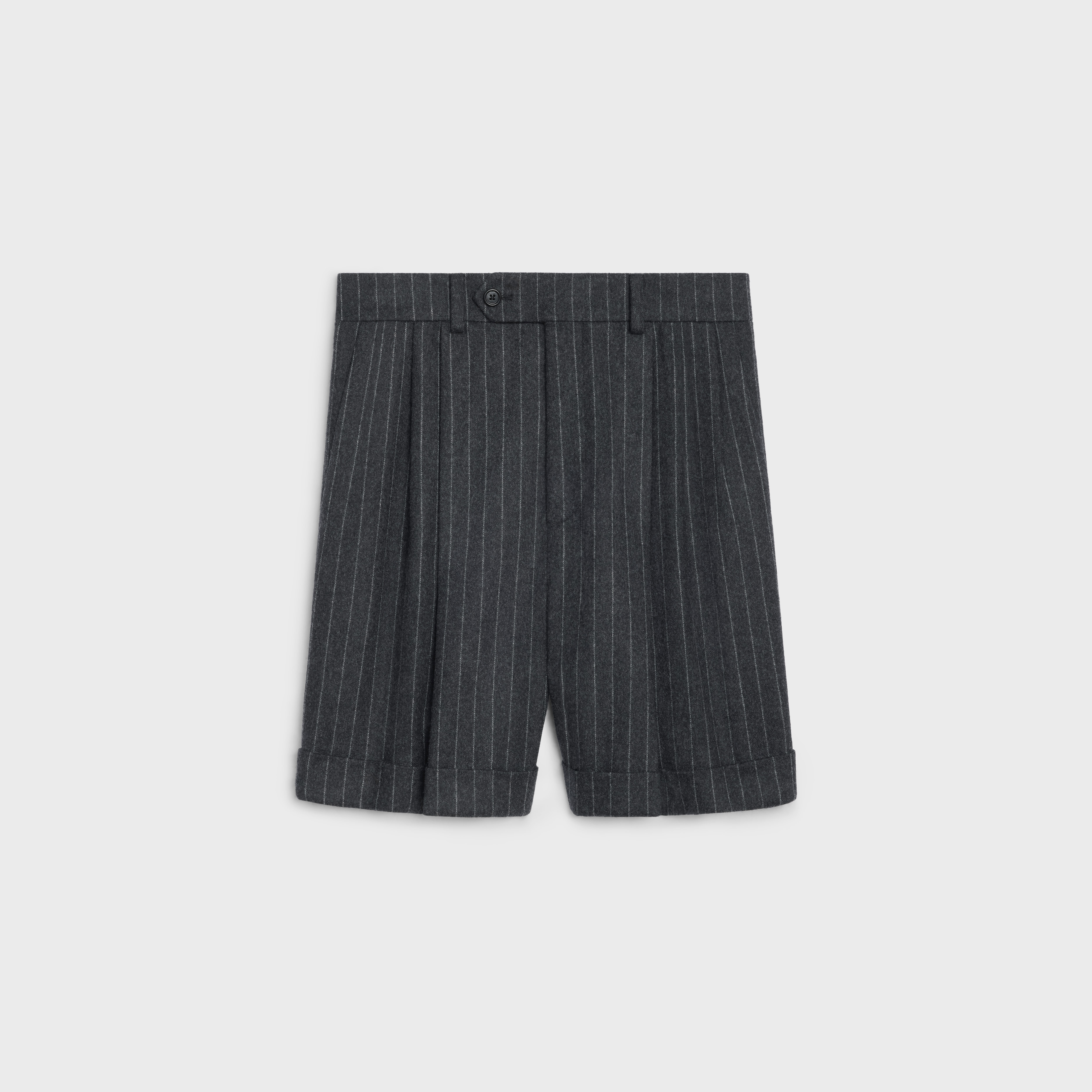SKATE SHORTS IN STRIPED FLANNEL - 1