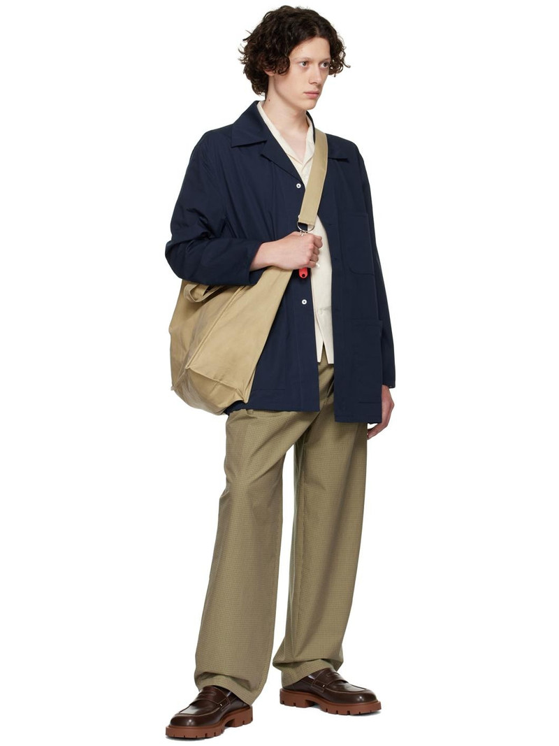CAMIEL FORTGENS Navy Pyjama Shirt outlook