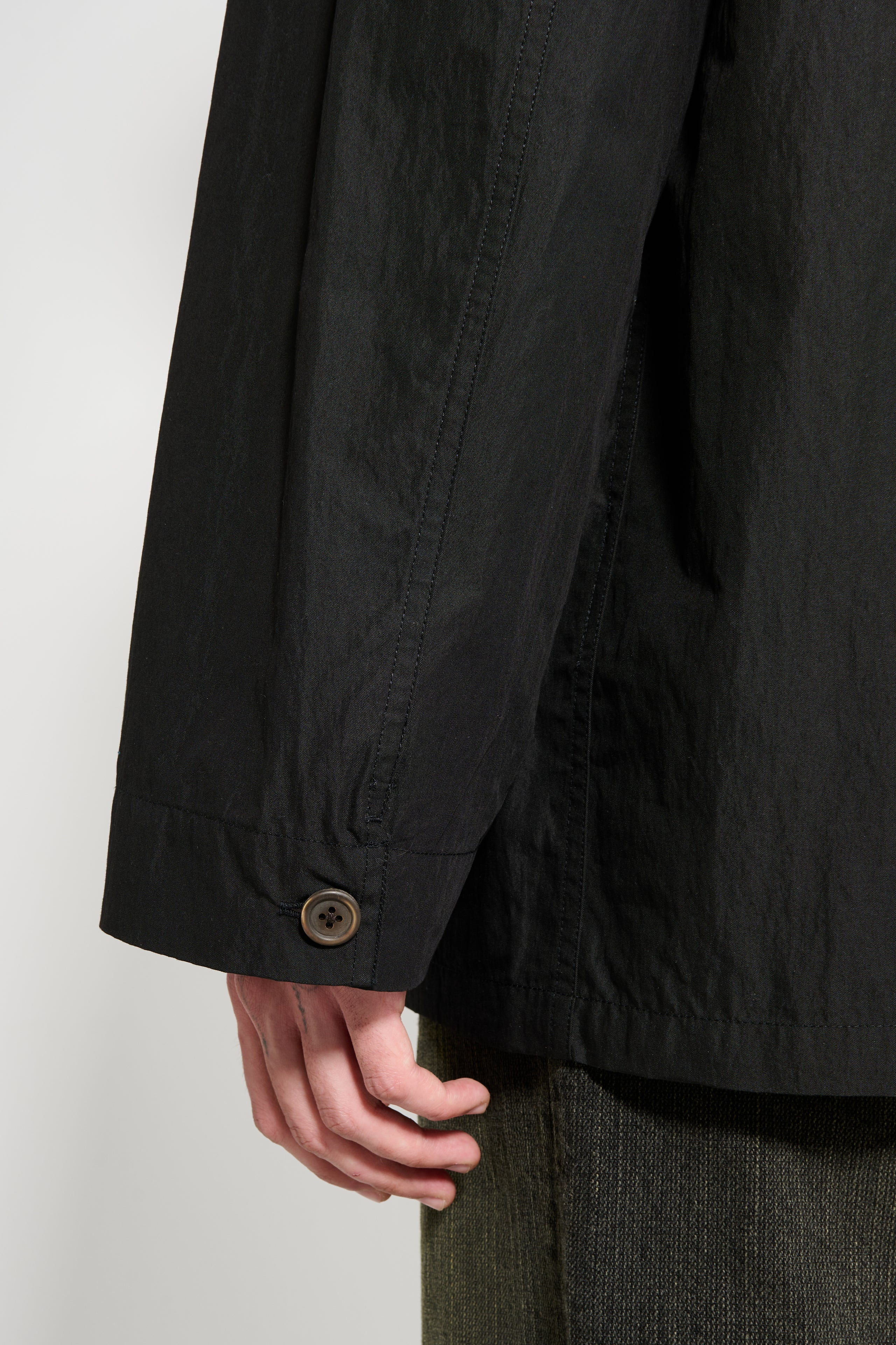OUR LEGACY LEAD JACKET BLACK HIKING COTTON - 7
