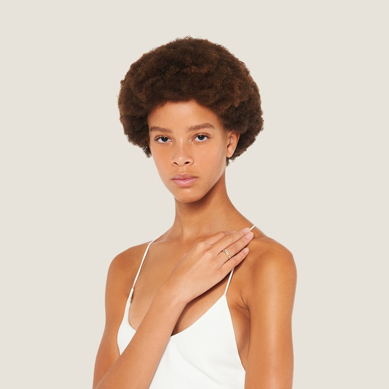 Miu Miu Crystal ring outlook