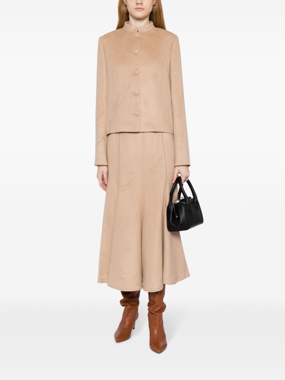 Amy suede flared skirt - 2