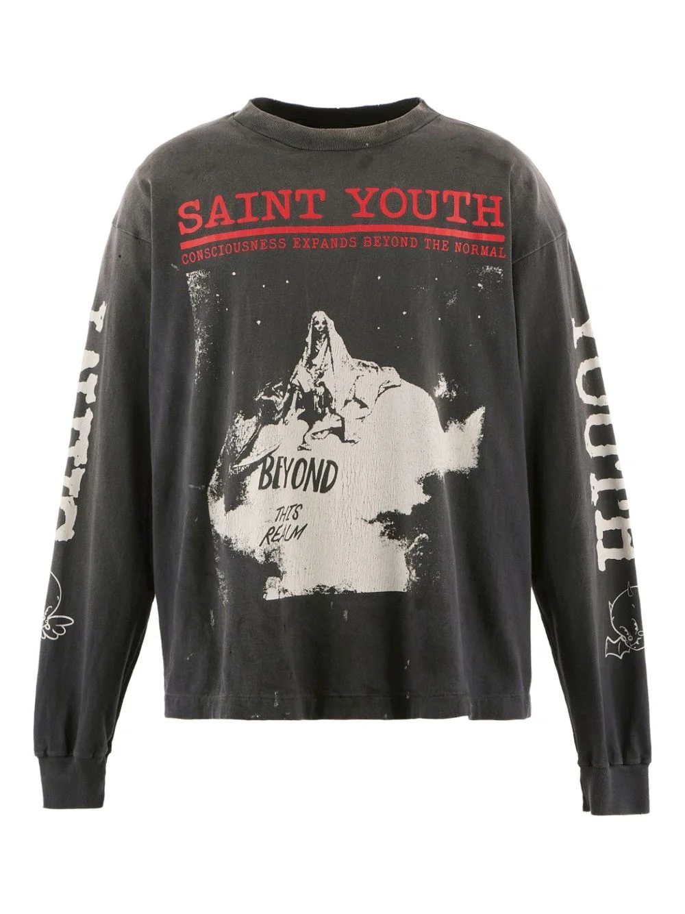 graphic-print long-sleeve T-shirt - 1